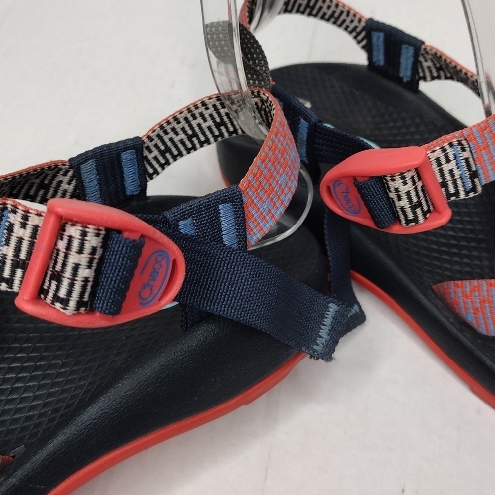 Chaco Z1 Ecotread Kids Outdoors Penny Coral Rose Strap Sandals Size 5 - Picture 10 of 11